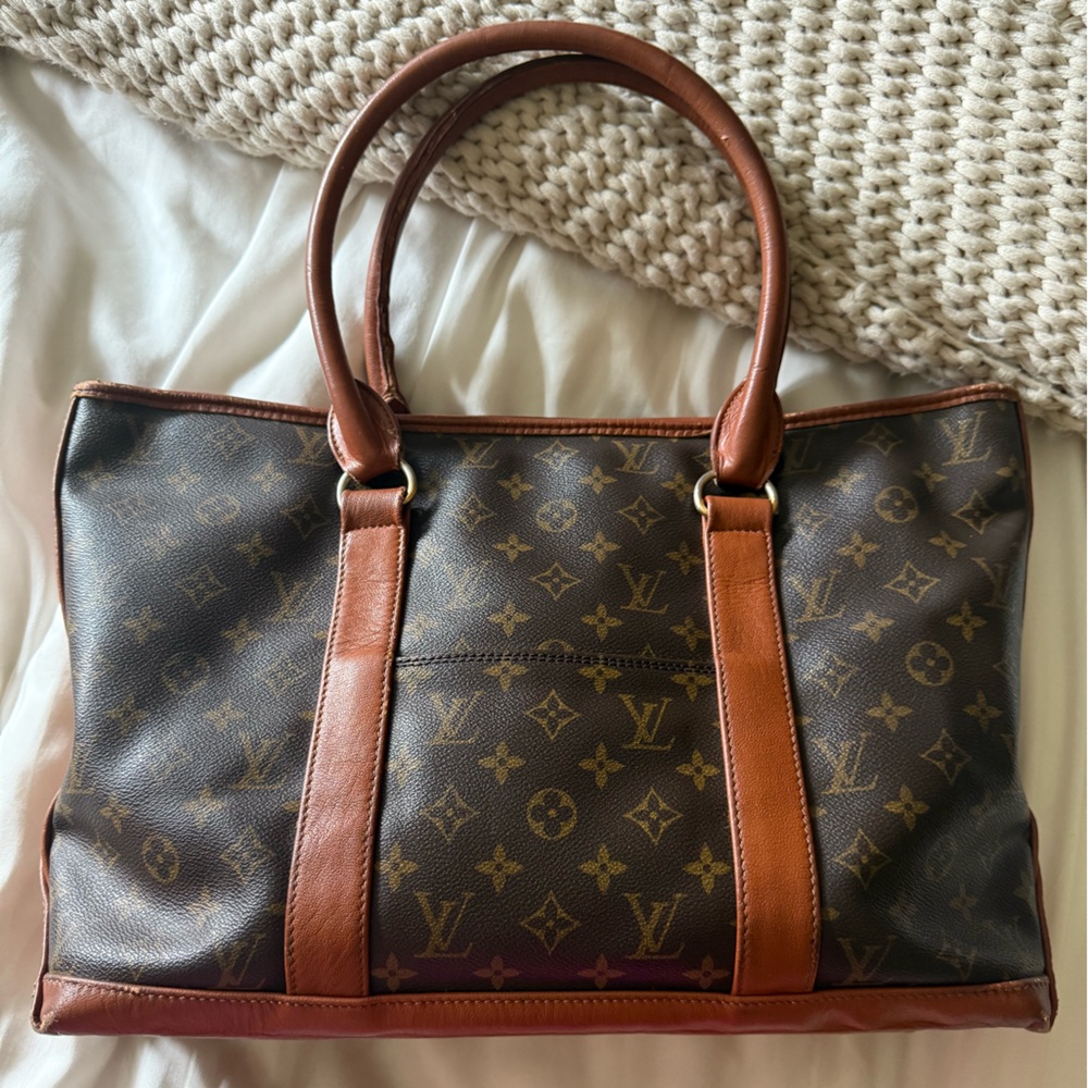 Vintage Louis Vuitton Brown Monogram Tote Bag